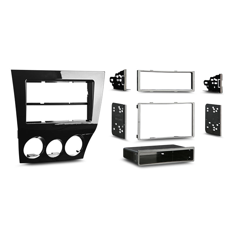 Aerpro FP8286 Single/Double DIN Facia Kit Gloss Black Suit Mazda RX8 2008 - 2010