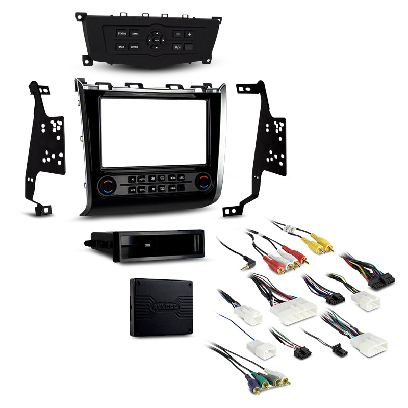 Aerpro FP8292 Single/Double DIN Black/Silver Facia Kit Suit Nissan Pathfinder R52 (2013 - 2016)
