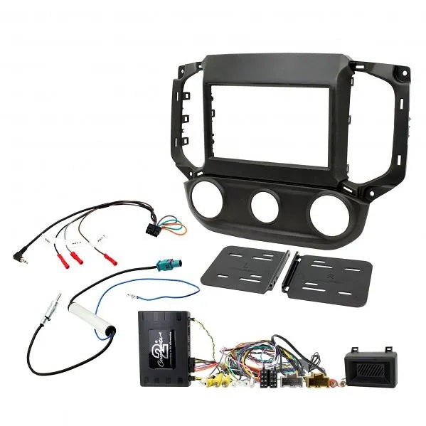 Aerpro FP8299K Double DIN Black Install Kit Suit Holden Colorado LT, Trailblazer LT - MyLink 7