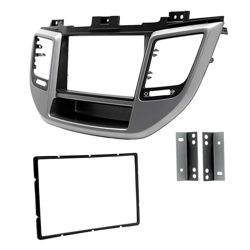 Aerpro FP8303 Double DIN Silver/Black Facia Kit Suit Hyundai Tucson 2015 - 2018
