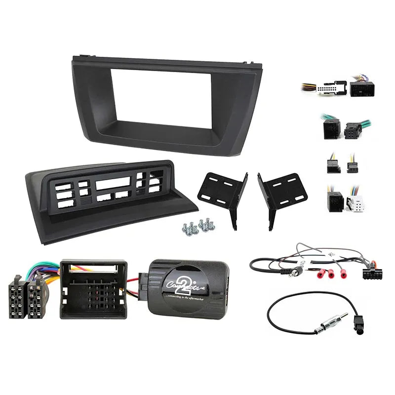 Aerpro FP8304K 2-DIN Stereo Install Kit Suit BMW X3 E83 2004-10 Black