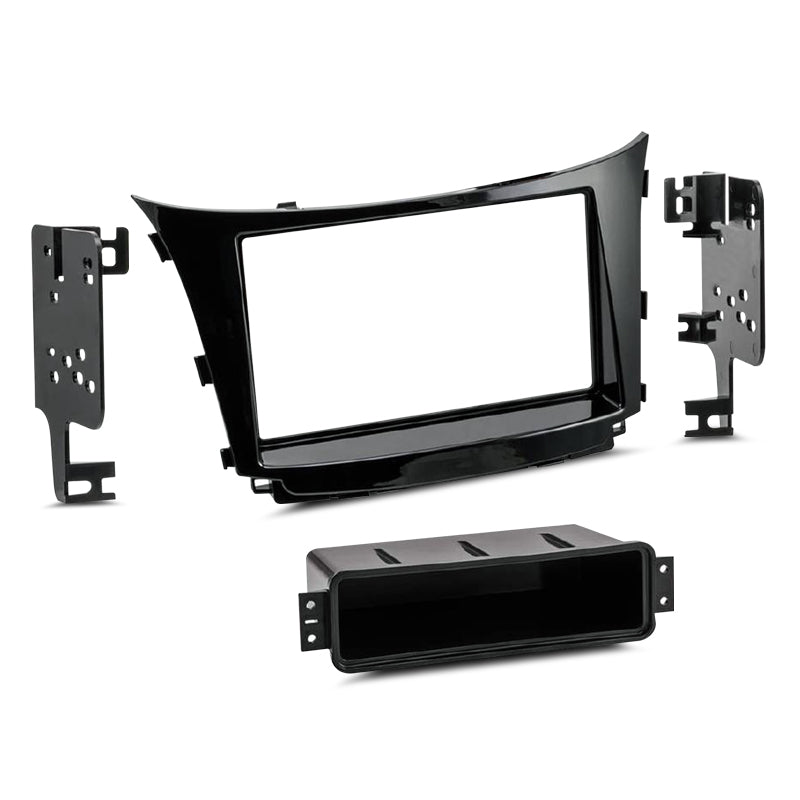Aerpro FP8343 Single/Double Black DIN Facia Kit Suit Hyundai i30 GD 2012 - 2017