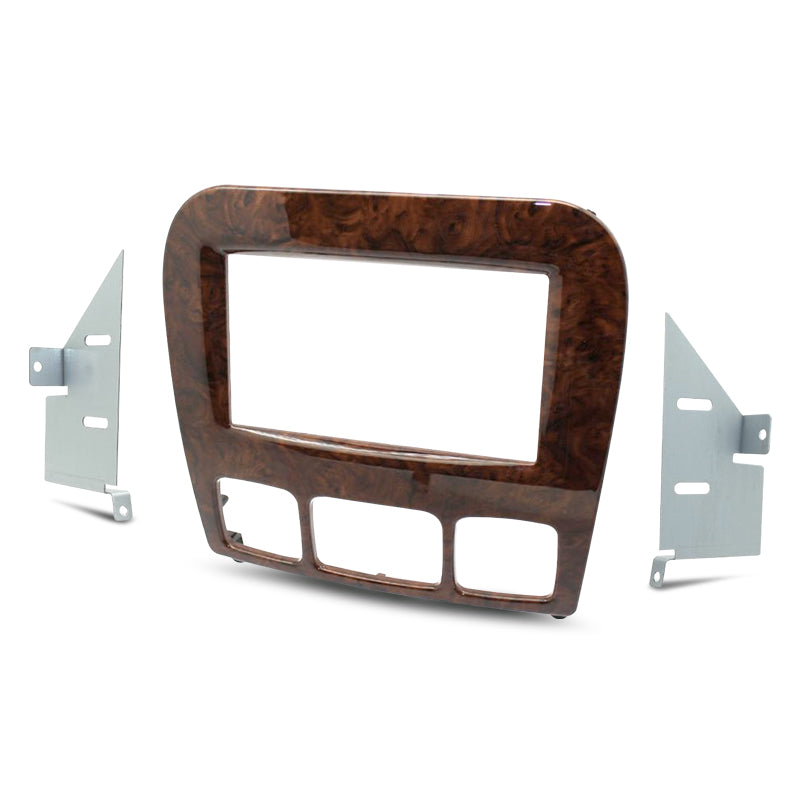 Aerpro FP8465 Double DIN Wood Effect Finish Facia Kit Suit Mercedes S Class 1998 - 2005
