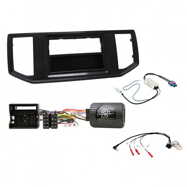Aerpro FP8466K Single DIN Install Kit to Suit Volkswagen Crafter Matte Black
