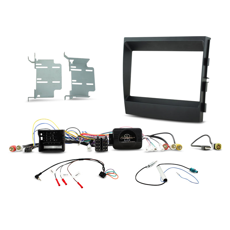 Aerpro FP8504K Double DIN Headunit Installation Kit Suit Porsche Panamera - Black