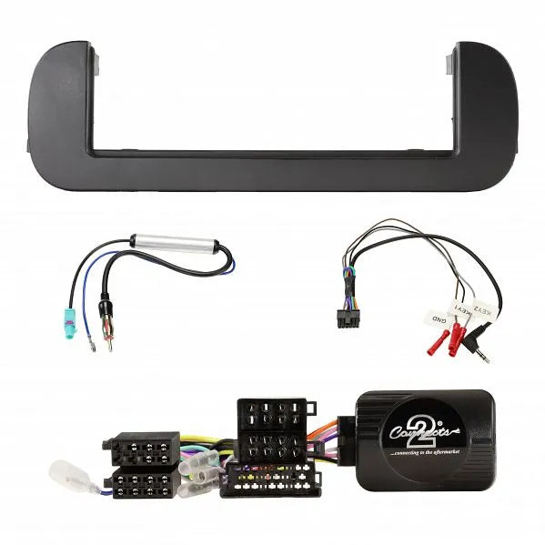 Aerpro FP8560K Single DIN Dark Grey Install Kit Suit Fiat Panda 2013 - 2018