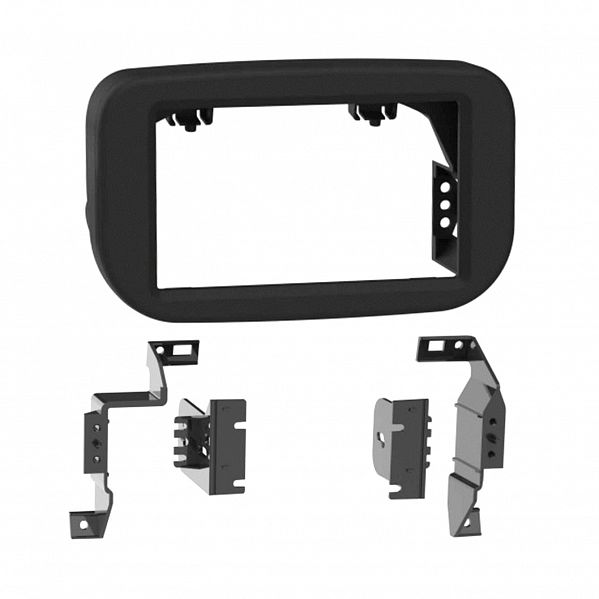 Aerpro FP8561 Double DIN Matte Black Facia Kit Suit Ford Transit 2020 - VO