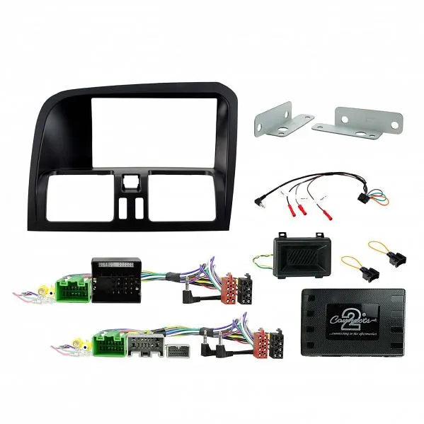 Aerpro FP8564K Double DIN Black Install Kit Suit Volvo XC60 2009 - 2017 (OEM Amplified)
