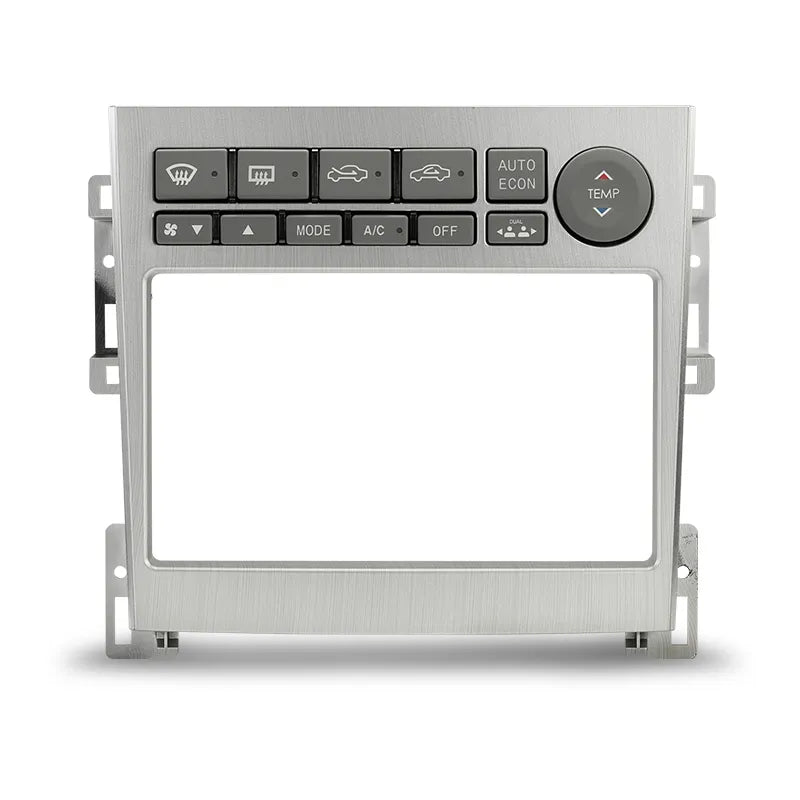 Aerpro FP8568 Double DIN Brushed Aluminium Facia Kit Suit Nissan Skyline V35 2005 - 2006