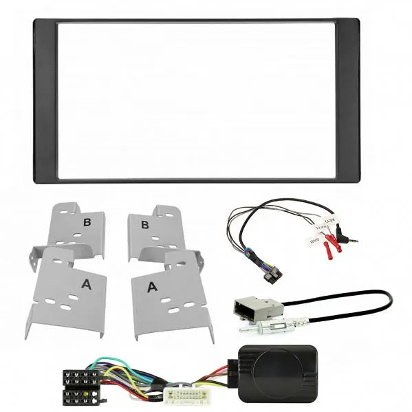 Aerpro FP8580K3 Double DIN Matte Black Install Kit Suit Subaru Impreza/Forester/WRX