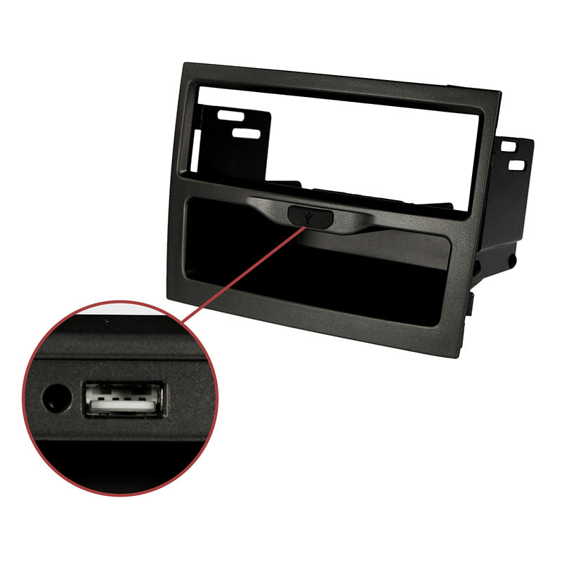 Aerpro FP9019B Single DIN Facia Kit with USB Suit Holden Commodore VY/VZ/Monaro Black