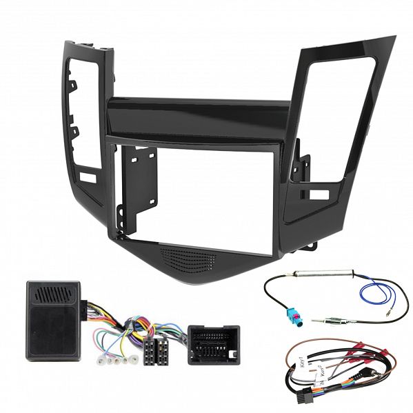 Aerpro FP9021 Double DIN Gloss Black Install Kit Suit Holden Cruze 2009 - 2016
