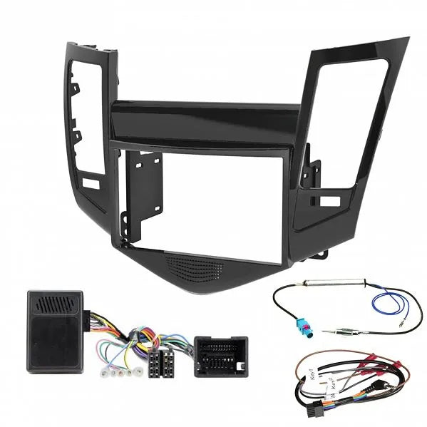 Aerpro FP9021 Double DIN Gloss Black Install Kit Suit Holden Cruze 2009 - 2016