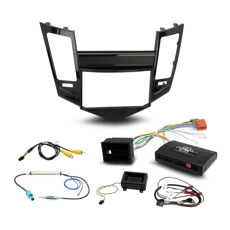 Aerpro FP9021KC Single/Double DIN Install Kit Suit Holden Cruze JG/JH - Gloss Black