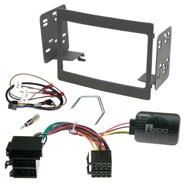 Aerpro FP9056GK Double DIN Grey Install Kit Suit Holden Commodore VY/VZ & Statesman WK/WL