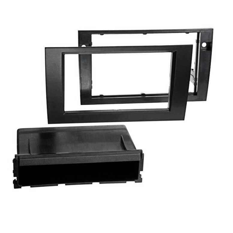 Aerpro FP9102 Single/Double DIN Black Facia Kit Suit Audi A4 2001 - 2008