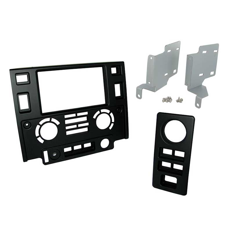 Aerpro FP9113 Double DIN Matte Black Facia Kit Suit Landrover Defender 2007 - 2015