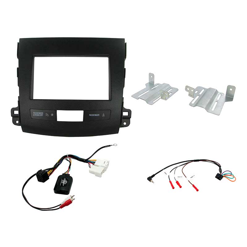 Aerpro FP9212K Double DIN Black Install Kit Suit Mitsubishi Outlander ZG/ZH 2010 - 2013 (NON-AMPLIFIED)