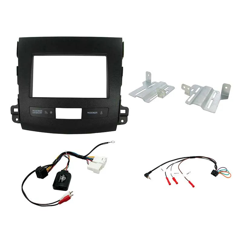 Aerpro FP9212K Double DIN Black Install Kit Suit Mitsubishi Outlander ZG/ZH 2010 - 2013 (NON-AMPLIFIED)