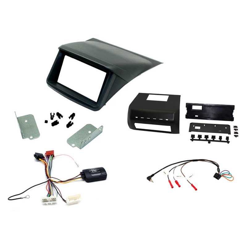 Aerpro FP9213K Single/Double DIN Black Install Kit Suit Mitsubishi Triton 2012 - 2014