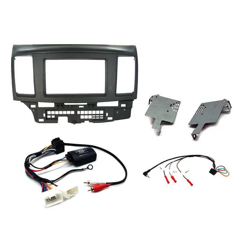 Aerpro FP9237K Double DIN Black Install Kit Suit Mitsubishi Lancer CJ 2007 - 2013