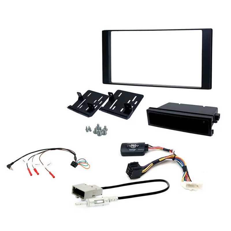 Aerpro FP9263K Single/Double DIN Matte Black Install Kit Suit Subaru Various Models