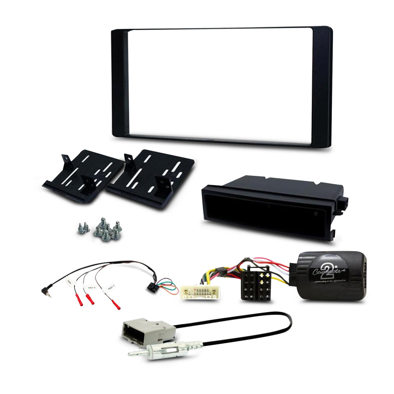 Aerpro FP9268K Single/Double DIN Matte Black Install Kit Suit Subaru Various Models