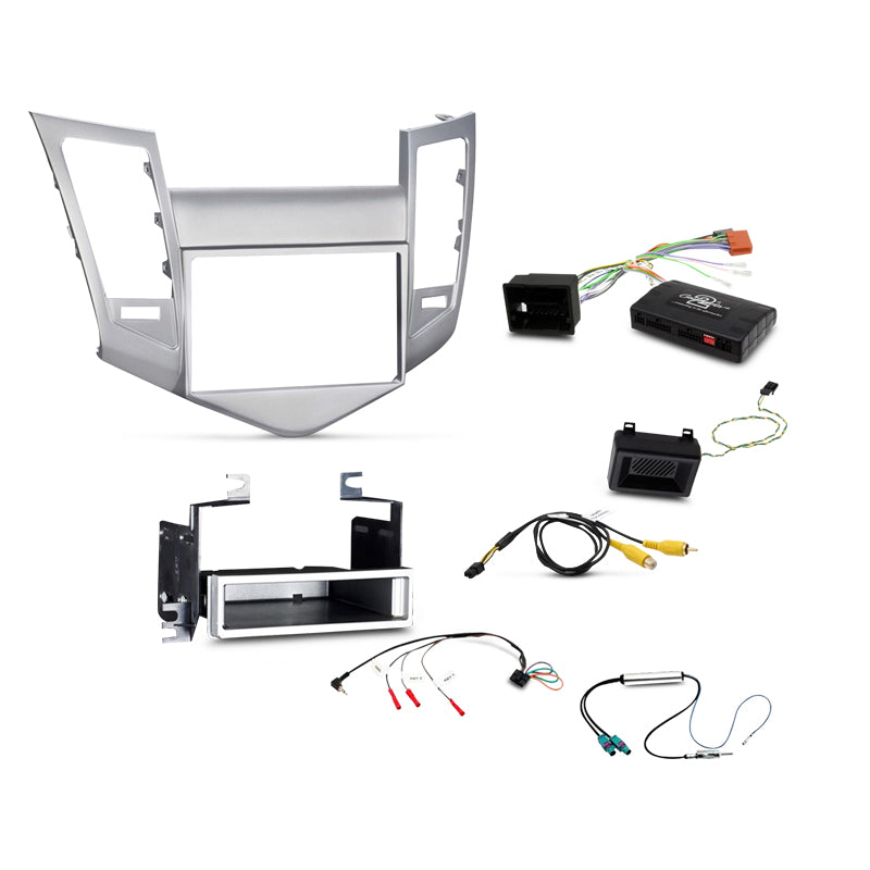 Aerpro FP9421KC Single/Double DIN Install Kit Suit Holden Cruze JG & JH MyLink - Silver