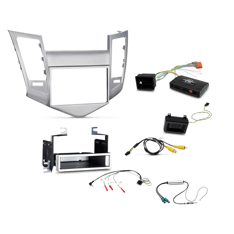 Aerpro FP9421KC Single/Double DIN Install Kit Suit Holden Cruze JG & JH MyLink - Silver
