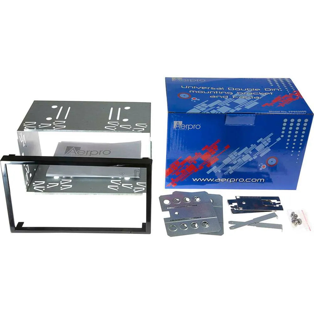 Aerpro FP953000 Universal Double DIN Mounting Kit - Black