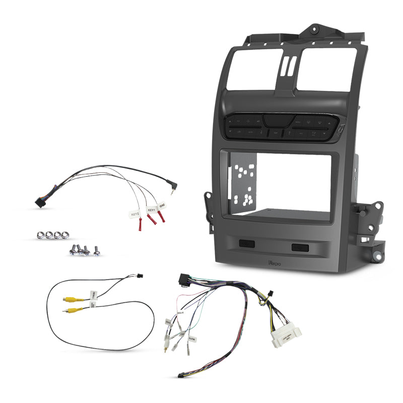 Aerpro FP9750GK Double DIN Install Kit Gunmetal Suit Ford Falcon BA-BF & Territory SX-SY