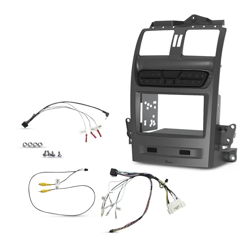 Aerpro FP9750GK Double DIN Install Kit Gunmetal Suit Ford Falcon BA-BF & Territory SX-SY