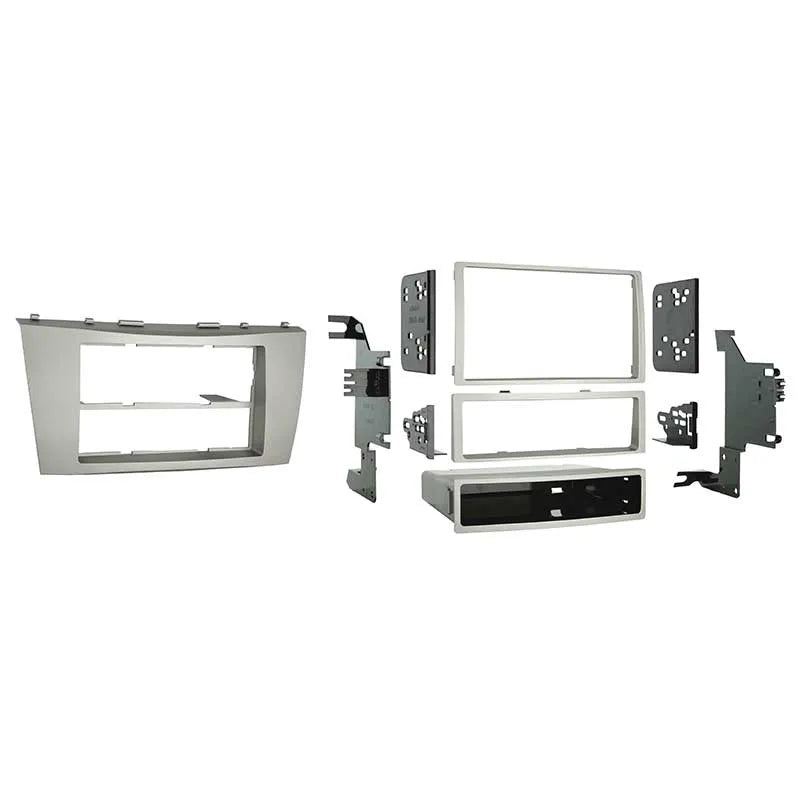 Aerpro FP998218 Single/Double DIN Painted Silver Facia Kit Suit Toyota Camry/Aurion 2006 - 2011