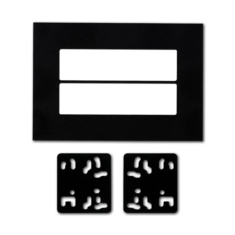 Aerpro FP999999 Universal Double DIN ISO Mounting Plate Kit - Black