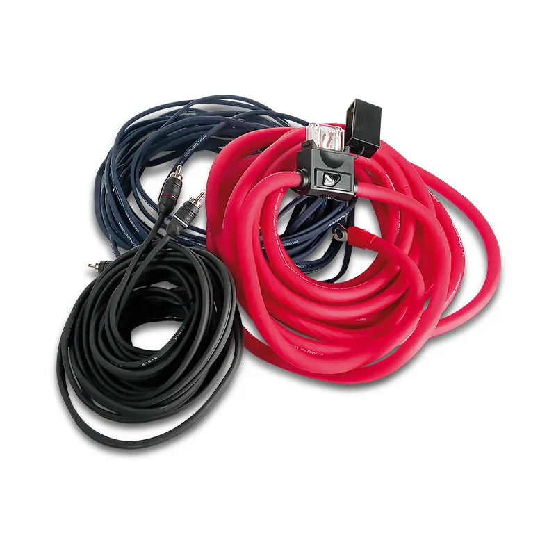 Connection FSK 350 350W 8 AWG 60A Power & Ground Cable Amplifier Kit