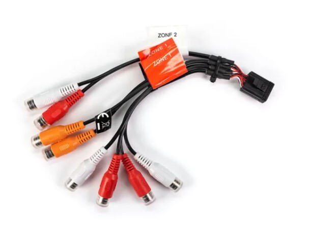 Fusion 010-12812-01 Zone 1&2 Wiring Loom RCA Marine Amplifier Connection