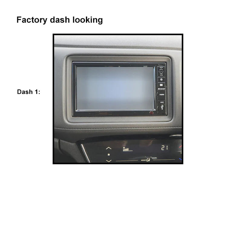 CAC FXHD4K2 - 9 Inch Fascia Kit with Harness for Honda HR-V 2017-2021 No Side Camera