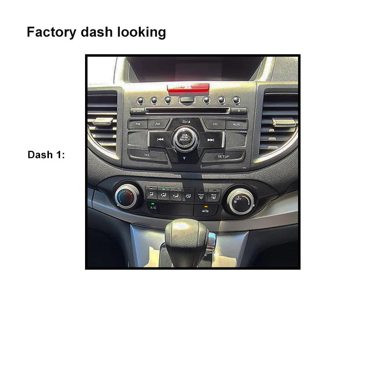 CAC FXHD7K1 - 9 Inch Fascia Kit with Harness for Honda CR-V 2012-2017 Dash 1