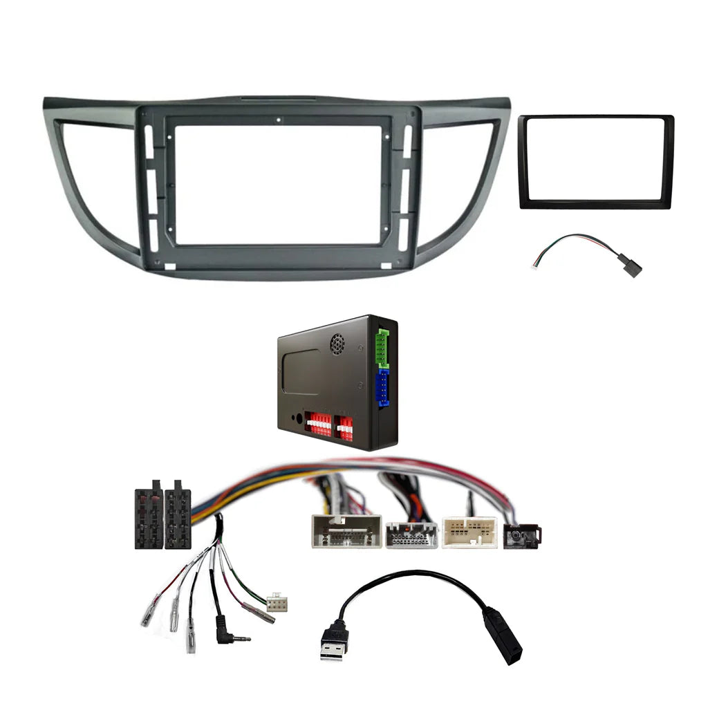 CAC FXHD7K1 - 9 Inch Fascia Kit with Harness for Honda CR-V 2012-2017 Dash 1