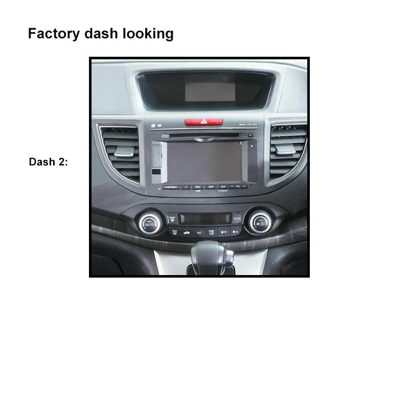 CAC FXHD7K2 - 9 Inch Fascia Kit with Harness for Honda CR-V 2012-2017 Dash 2