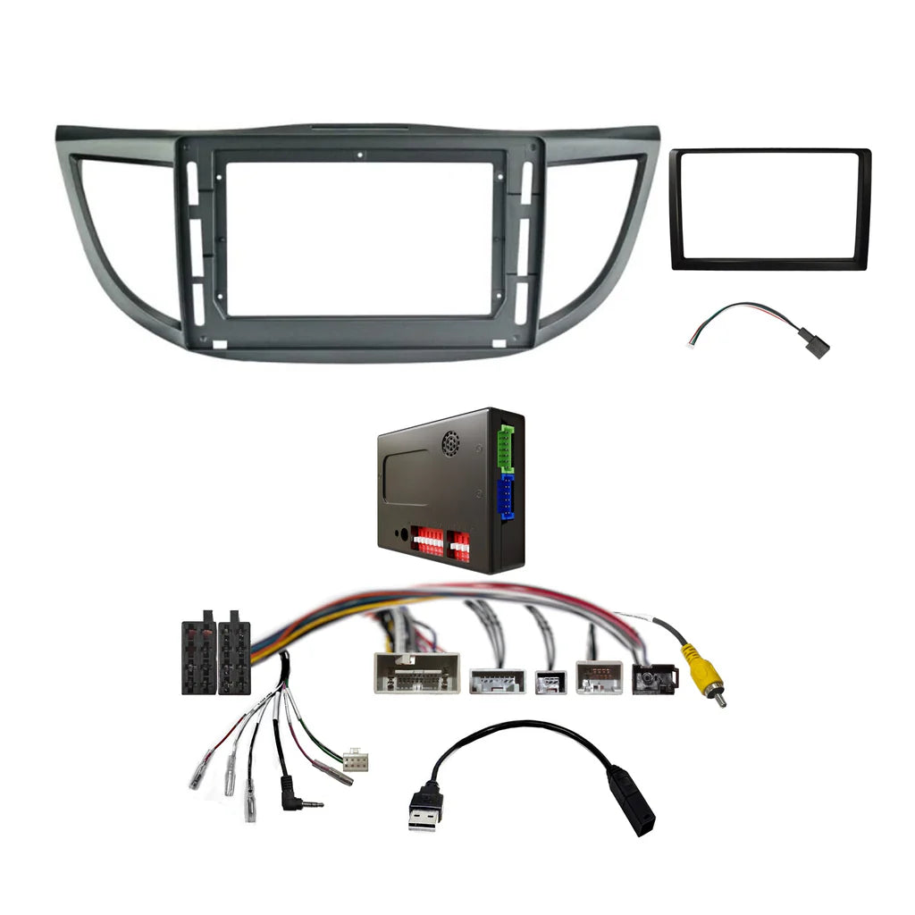 CAC FXHD7K2 - 9 Inch Fascia Kit with Harness for Honda CR-V 2012-2017 Dash 2