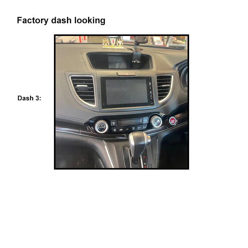 CAC FXHD7K3 - 9 Inch Fascia Kit with Harness for Honda CR-V 2012-2017 Dash 3 No Side Camera