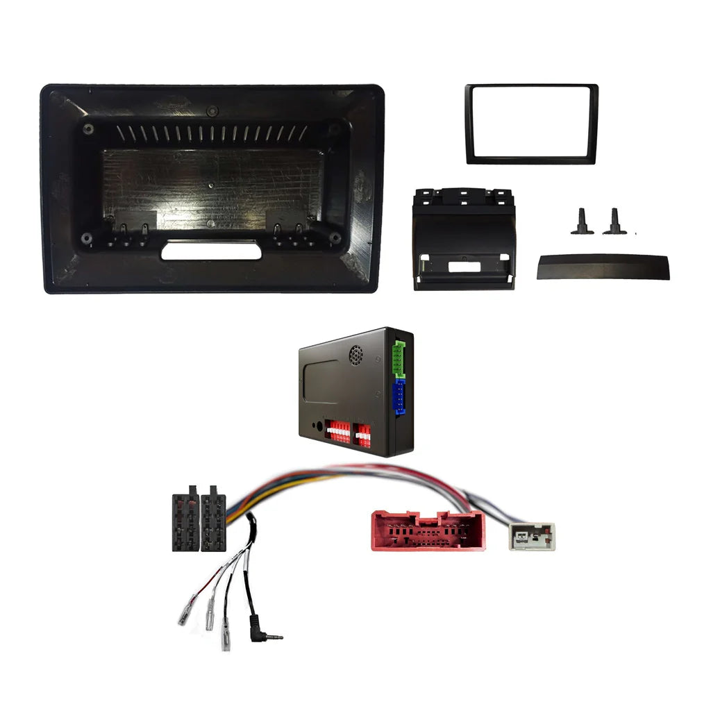 CAC FXMA2K - 9 Inch Fascia Kit with Harness for Mazda 2 2003-2006