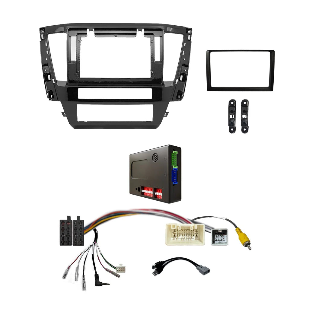 CAC FXMT24K1 - 9 Inch Fascia Kit with Harness for Mitsubishi Pajero Sport 2020+ Dash 1 Standard
