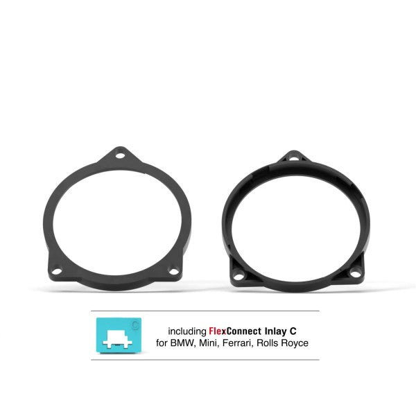 HELIX CFMK100 BMW.1 | FlexMount100 Adaptor Ring Kit | 4" Midrange Adapter