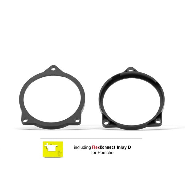 HELIX CFMK100 POR.1 FlexMount100 Adaptor Ring Kit | 4" Midrange Adapter