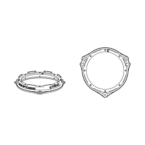 HELIX CFMK165 SCA.1 | FlexMount165 Adaptor Ring Kit | 6.5" Midbass Adapter