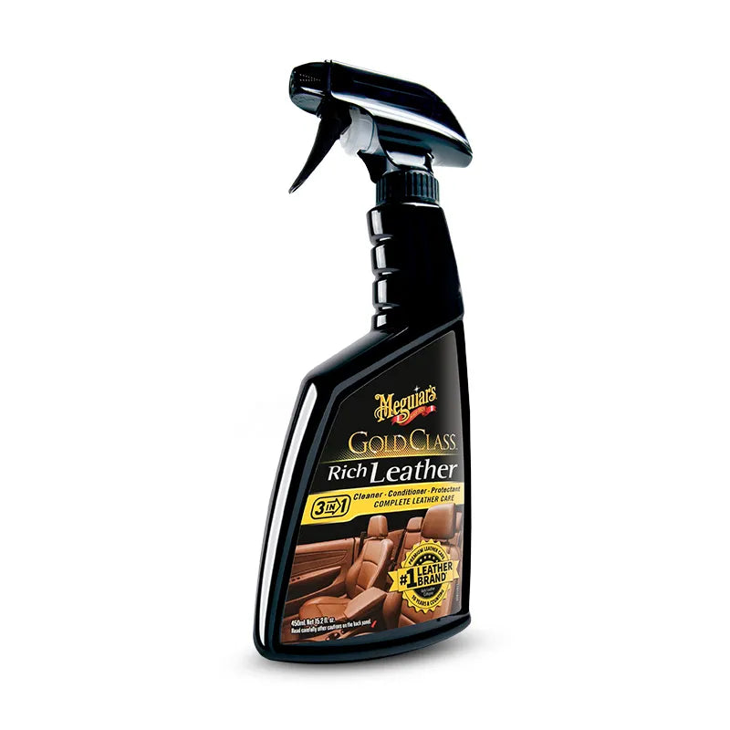 Meguiar's G10916 Gold Class Rich Leather 3-In-1 Leather Treatment - 450ml