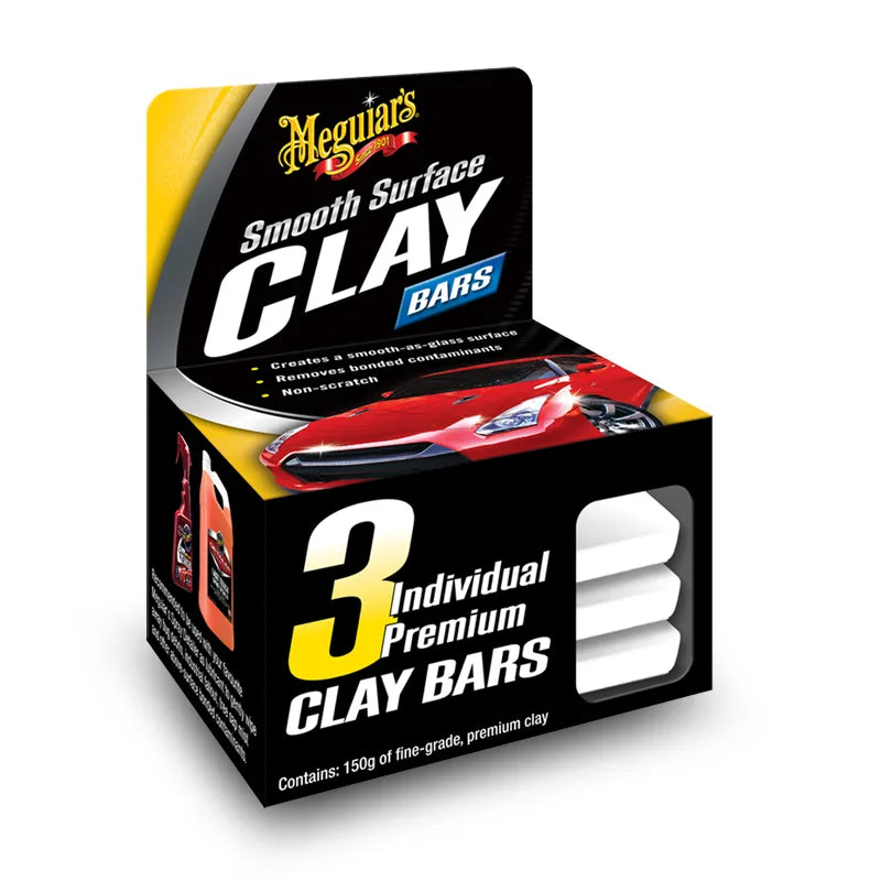 Meguiar's G1117 Smooth Surface Clay Bar - 3 Pack