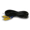 Gator G5MRCA coiled 6 metre RCA video lead with yellow plugs